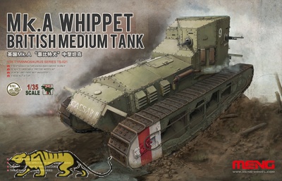 Mk. A Whippet - British Medium Tank - 1:35