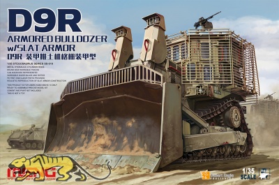 D9R Armored Bulldozer with Slat Armor - 1/35