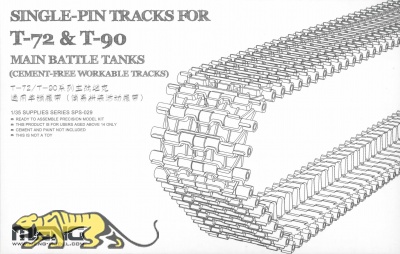 Single-Pin Tracks für T-72 & T-90 Main Battle Tanks - Bewegliche Einzelgliederkette - 1:35