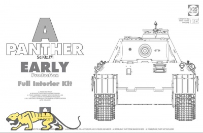 Panther - Ausf. A - Sd.Kfz. 171 - Early Production with full Interior - 1/35