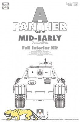 Panther - Ausf. A - Sd.Kfz. 171 - Mid-Early Production with full Interior - 1/35