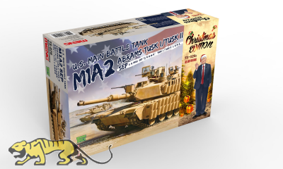 US Main Battle Tank M1A2 Abrams Tusk I / Tusk II SEP - Christmas Edition - 1:35