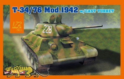 T-34/76 - Model 1942 with Cast Turret - 1:72