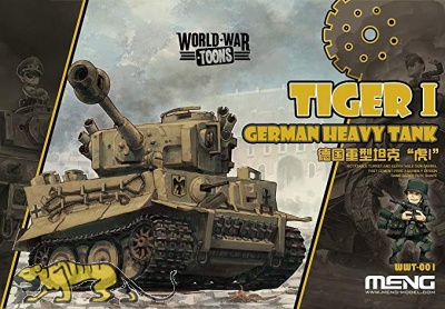 Tiger I  - German Heavy Tank - World War Toons - 1/Egg