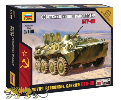 BTR-80 Soviet Personnel Carrier - 1:100