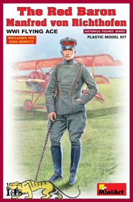 The Red Baron - Manfred von Richthofen - WWI Flying Ace - 1/16