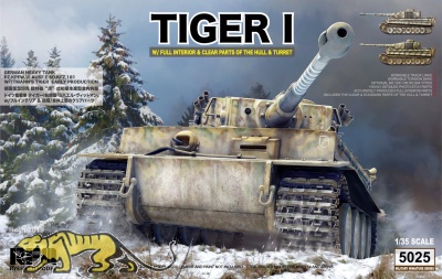 Tiger I Ausf. E - frühe Produktion mit kompletter Inneneinrichtung & Klarteilen - 1:35