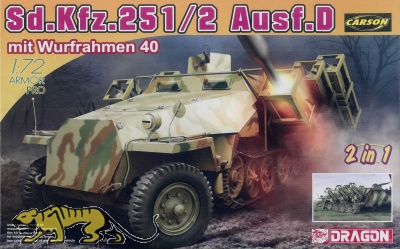 Sd.Kfz.251/2 Ausf.D mit Wurfrahmen 40 - 2in1 - 1/72