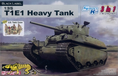 US Heavy Tank T1E1 - 3in1 - Black Label - 1/35