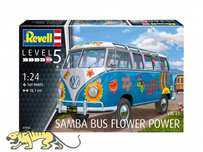 VW Samba T1 - Flower Power - 1:24