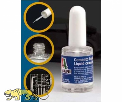 Italeri Plastikkleber mit Pinsel - 15ml