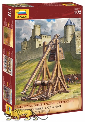 Trebuchet - Medieval Siege Engine - 1/72