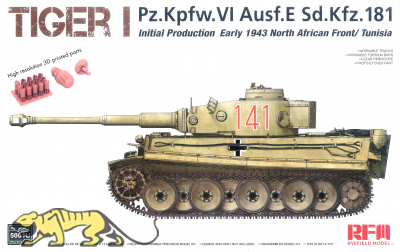 Panzerkampfwagen Tiger I Ausf. E - Initial Production - Early 1943 - North Africa / Tunisia - 1/35