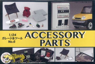 Zubehör Set / Accessory Parts für Autos - 1:24