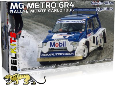 MG Metro 6R4 - Rallye Monte Carlo 1986 - 1/24