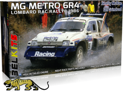 MG Metro 6R4 - Lombard RAC Rallye 1986 - 1:24