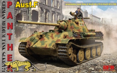 Panzerkampfwagen Panther Ausf. F - KwK 42/L70 & KwK 42/L100 - 1/35