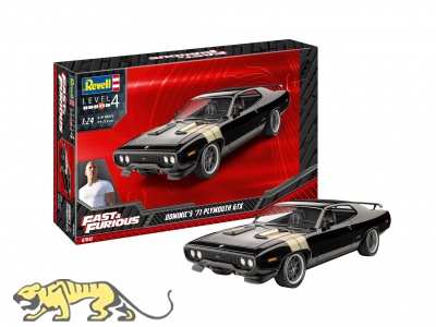 Fast & Furious - Dominic's 1971 Plymouth GTX - 1/25