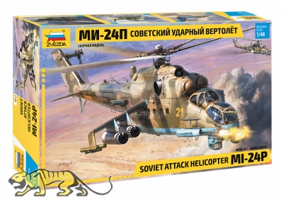 Mi-24P - Hind - Soviet Attack Helicopter - 1:48