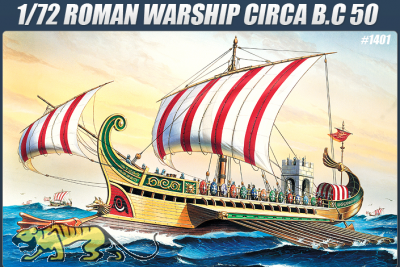 Roman Warship - circa 50 BC - 1/72