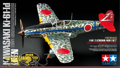 Kawasaki Ki-61-Id - Hien (Tony) - Silver Color Plated with Camo Decals - 1:48