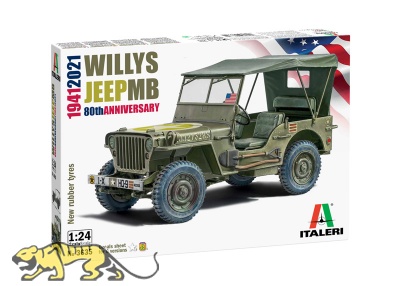 Willys Jeep MB 80th Anniversary 1941-2021 - 1:24