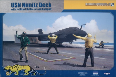 USN Nimitz Deck with Jet Blast Deflector and Catapult - 1/48