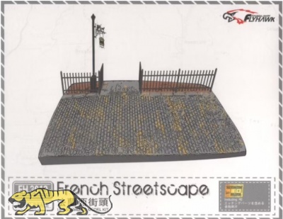 French Streetscape - Diorama Base - 1/72