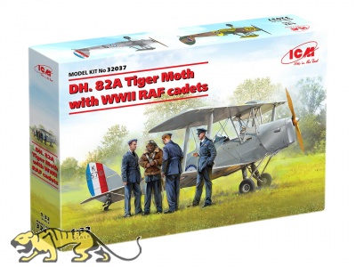 DH. 82A Tiger Moth with WWII RAF cadets - 1:32