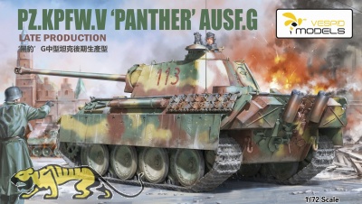 Panzerkampfwagen Panther Ausf. G - späte Produktion - 1:72