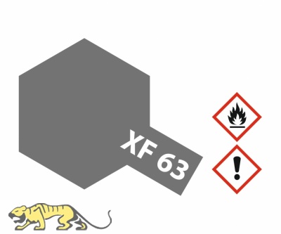 Tamiya XF63 - German Grey (Panzergrau) - Flat - 10ml