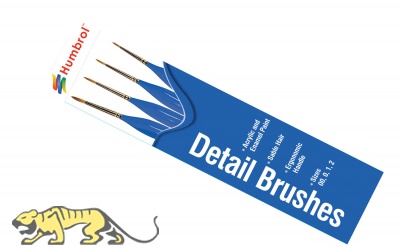 Detail Brush Pack Sizes 00, 0, 1, 2