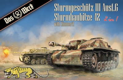 Sturmgeschütz III Ausf. G / Sturmhaubitze 42 mit Zimmerit - 2in1 - 1:35