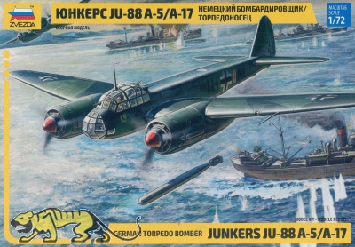 Junkers Ju 88 A-5 / A-17 - German Torpedo Bomber - 1/72