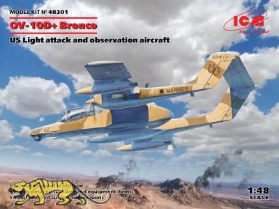 OV-10D+ Bronco - US light attack and observation Aircraft - 1/48