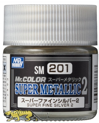 Mr. Super Metallic 2 SM201 Super Fine Silver 2 - Gloss - 10ml