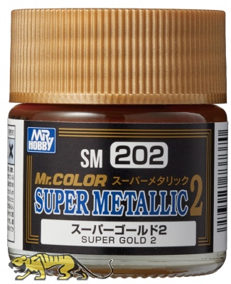 Mr. Super Metallic 2 SM202 Super Gold 2 - Glänzend - 10ml