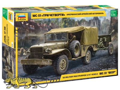 WC-51 Beep - US 3/4t Military Multipurpose Vehicle - 1:35