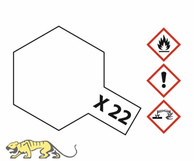 Tamiya X22 Klar - Glänzend - 10ml