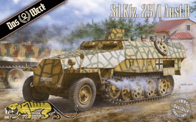 Sd.Kfz. 251/1 Ausf. D - German Halftrack - 1/16