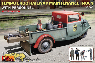 Tempo E400 Railway Maintenance Truck - with Personnel - 1/35