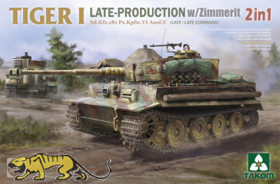 Tiger I - Late Production with Zimmerit - 2in1 - 1/35