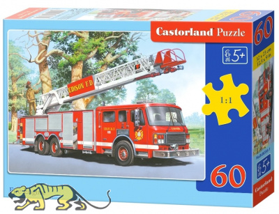 Feuerwehr Leiterwagen - Puzzle 60 Teile