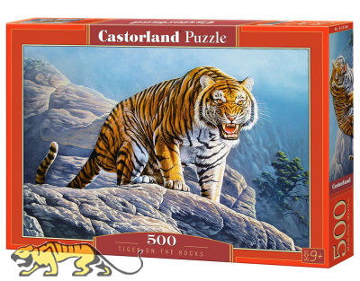 Tiger on the Rocks - Puzzle 500 Teile