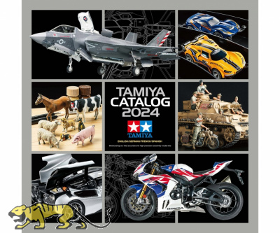 Tamiya Katalog 2024 Deutsch / Englisch / Französisch / Spanisch