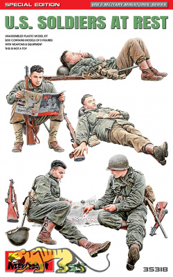 US Soldiers at Rest - Special Edition - 1:35