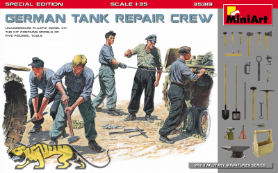 German Tank Repair Crew - Special Edition - 1/35