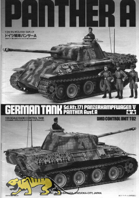 Bauanleitung für Tamiya 56601 - RC Panther Ausf. A - 1:25