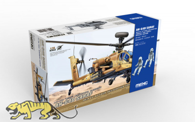 Boeing AH-64D Saraf - Israeli Heavy Attack Helicopter - Special Edition mit zwei Resin Figuren - 1:35