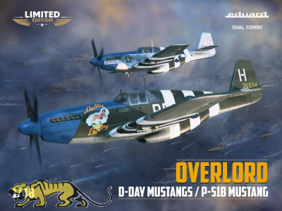 OVERLORD: D-Day Mustangs - P-51B Mustang - Dual Combo - Limited Edition - 1/48